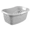 keeeper Lasse pyykkikori, ergonominen, Nordic Grey, 40 L, munuaisen muotoinen, Soft-Grip-kahvat 1078213000000
