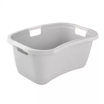 keeeper Janne pyykkiallas, Nordic-Grey, 38 L, munuaisenmuotoinen, Soft-Touch-kahvat 1078313000000