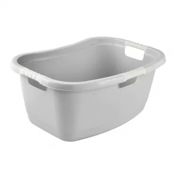 keeeper Janne pyykkiallas, Nordic-Grey, 38 L, munuaisenmuotoinen, Soft-Touch-kahvat 1078313000000