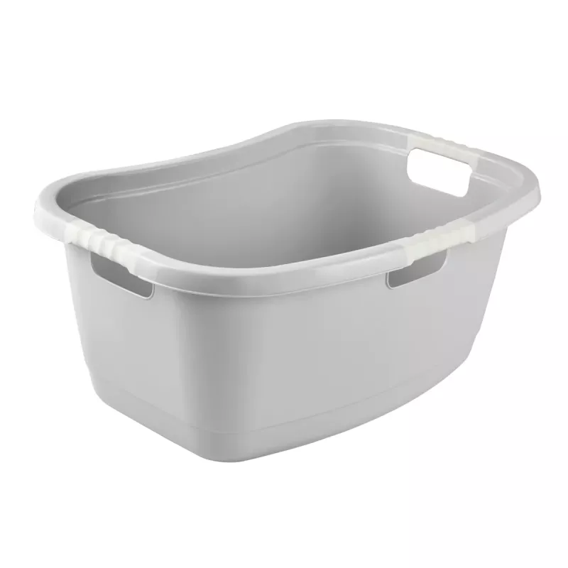 keeeper Janne pyykkiallas, Nordic-Grey, 38 L, munuaisenmuotoinen, Soft-Touch-kahvat 1078313000000