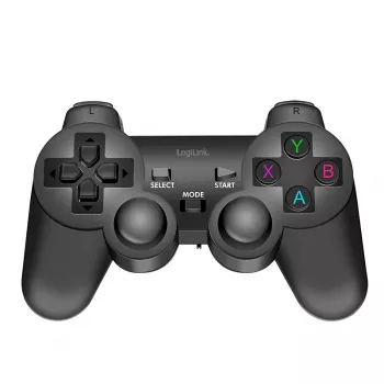 LogiLink AA0187 langaton peliohjain 2,4 GHz musta 8 m kantama PC Android PS3