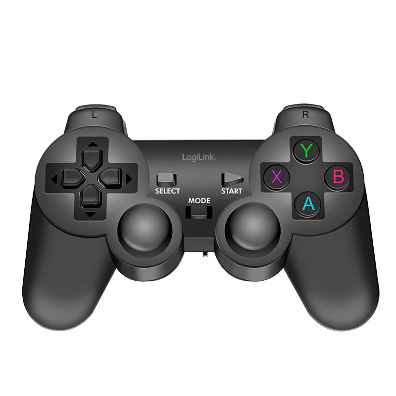 LogiLink AA0187 langaton peliohjain 2,4 GHz musta 8 m kantama PC Android PS3