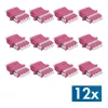 LogiLink LC-Duplex Quad kuitu-liitinsarja, violetti, 12-osainen FA04LC7