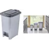 keeeper Olaf poljinroskis, 25 litraa, polypropeeni, vaaleanhopea 1031416000000