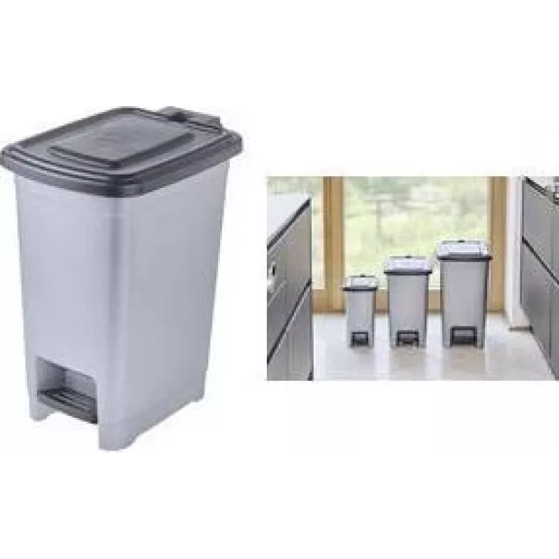 keeeper Olaf poljinroskis, 25 litraa, polypropeeni, vaaleanhopea 1031416000000
