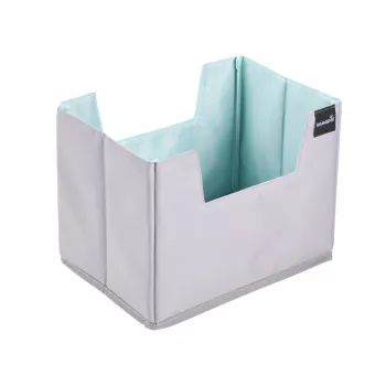 keeeper nea ostostenjärjestelijä koko L, harmaa/aquamarine, taitettava, vahvistettu pohja, 38 L 1229862400000