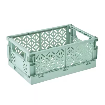 keeeper Mini-faltbox fritzi, koko M, Nordic Green, 3,4 litraa, taitettava koristelaatikko, elintarvikekelpoinen, 1 kpl 1023331500000