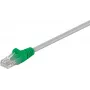 Wentronic Goobay CAT 5e crossover-patchkaapeli, U/UTP, harmaa-vihreä, 2 m - CCA kuparipinnoitettu alumiini (68864)