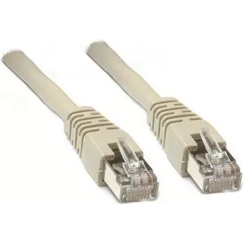 Wentronic Goobay CAT 5e crossover-patchkaapeli, U/UTP, harmaa-vihreä, 2 m - CCA kuparipinnoitettu alumiini (68864)