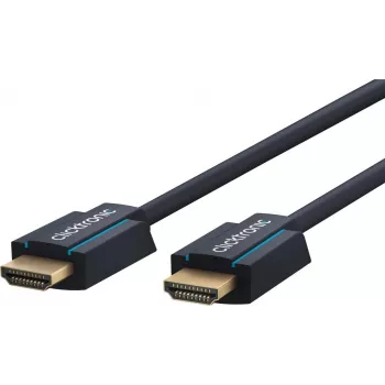 ClickTronic 70308 12,5 m High-Speed-HDMI-kaapeli Ethernetillä - sininen