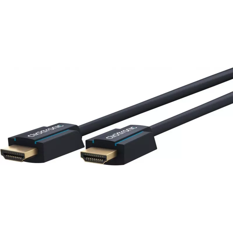ClickTronic 70308 12,5 m High-Speed-HDMI-kaapeli Ethernetillä - sininen