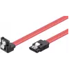 Wentronic 93116 SATA III -kaapeli 0,5 m punainen, 6Gbps lukitusklipseillä