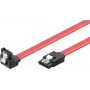 Wentronic 93116 SATA III -kaapeli 0,5 m punainen, 6Gbps lukitusklipseillä