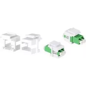 LogiLink NK0092 keystone-pidikkeet LC-duplex / SC-simplex -liittimille ilman laippaa, 100 kpl