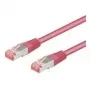 Wentronic Goobay CAT 6 S/FTP patchkaapeli, magenta, 30 m, LSZH, kupari 93440