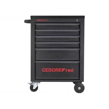 Gedore RED MECHANIC työpajavaunu, 6 laatikkoa, musta (3300012)