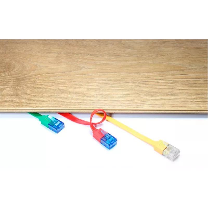 Wentronic RJ45 CAT6a -verkkokaapeli 5m, U/UTP, kullattu, 10 Gbit/s 96339
