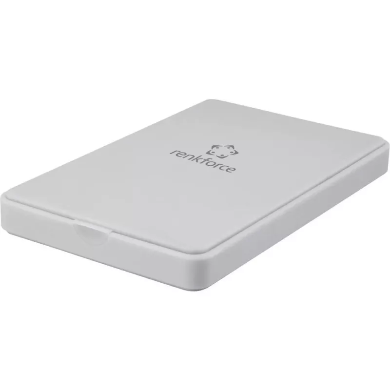 Renkforce RF-4505644 2,5 tuuman SATA HDD/SSD-kotelo, USB 3.0, valkoinen