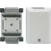 Rutenbeck VKP 85/2 Ap pinta-asennettava jakorasia, vaaleanharmaa RAL 7035 27010101