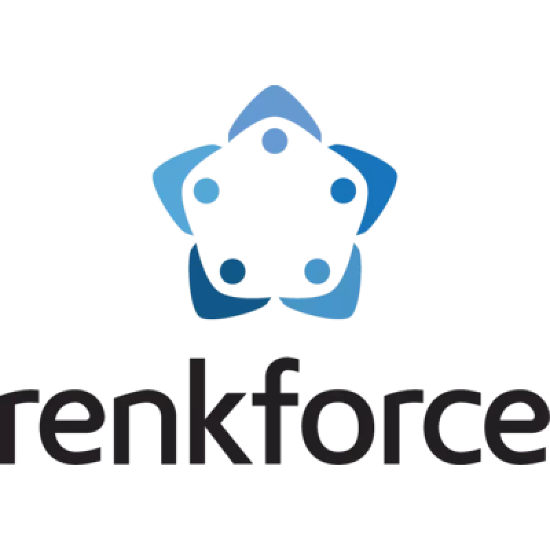 Renkforce RF-4541184 19 tuuman 1U rack-asennettava BNC-patch-paneeli, 16 porttia, musta