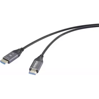 SpeaKa Professional HDMI kuituoptinen liitäntäkaapeli HDMI-A pistoke - pistoke 50 m musta (SP-12842676)