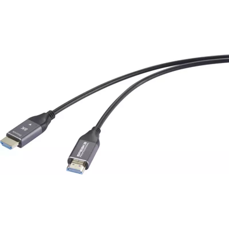SpeaKa Professional HDMI kuituoptinen liitäntäkaapeli HDMI-A pistoke - pistoke 50 m musta (SP-12842676)