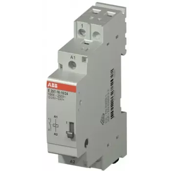 ABB E297-16-10/24 asennusrele 16A 1NO 24V AC/DC kela DIN-kisko 2TAZ311000R2041