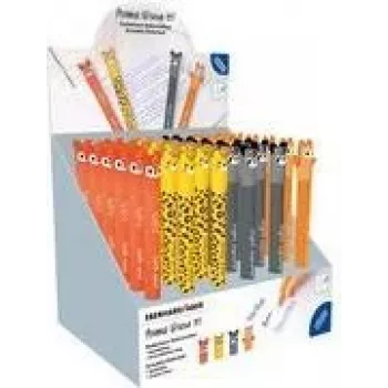 Faber-Castell Eberhard Faber Animal Erase It! geelikynäteline, 0,7 mm, sininen, pyyhittävä, täytettävä, 36 kynää 560174