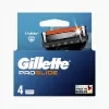 Gillette ProGlide partaterän täyttöpakkaus miehille, 4 terää, 5 tarttumatonta terää + tarkkuustrimmeri, Lubrastrip, yhteensopiva Fusion5-kahvojen kanssa 8001090456366