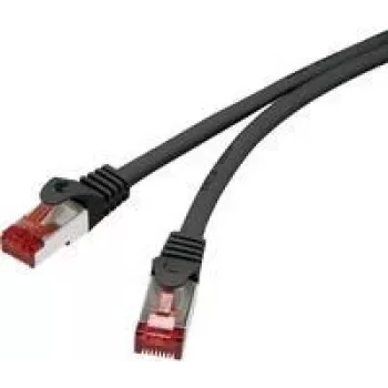 Renkforce RF-4979742 Cat6 S/FTP -verkkokaapeli, RJ45, 3 m, musta