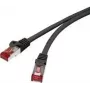 Renkforce RF-4979742 Cat6 S/FTP -verkkokaapeli, RJ45, 3 m, musta