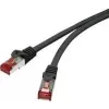 Renkforce RF-4979742 Cat6 S/FTP -verkkokaapeli, RJ45, 3 m, musta