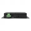 EXSYS EX-1240HMVS Industrial 4-porttinen USB 3.2 Gen 2 -keskitin, DIN-kiskoon asennettava, metalli