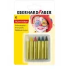FABER-CASTELL EBERHARD FABER meikkikynät, lyhyet, 6 väriä, korkea intensiteetti, dermatologisesti testattu, 1 sarja (579106)