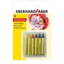 FABER-CASTELL EBERHARD FABER meikkikynät, lyhyet, 6 väriä, korkea intensiteetti, dermatologisesti testattu, 1 sarja (579106)