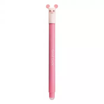 Faber-Castell Eberhard Faber Animal Erase it! geelikynä sika sininen 0,7 mm pyyhittävä uudelleentäytettävä 582106