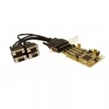 EXSYS EX-42374 4-porttinen RS-232/422/485 PCI Express Low Profile sarja-adapteri
