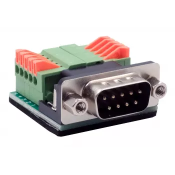 EXSYS EX-49000 sarja-adapterikaapeli D-SUB 9-pin uros - 10-pin ruuviliitin, 30 cm