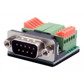 EXSYS EX-49000 sarja-adapterikaapeli D-SUB 9-pin uros - 10-pin ruuviliitin, 30 cm
