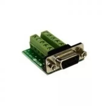 EXSYS EX-49005 D-SUB 9-pin uros - 10-pin ruuviliitinlohko adapterikaapeli, 0,3 m, RS-232