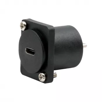 EXSYS EX-49167 D-tyypin USB-C liitäntä pistokkeeseen asennusadapteri, USB 3.2 Gen 2, 10Gbps