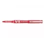 PILOT V5 Hi-Tecpoint Begreen mustekynä, punainen muste, 0,3 mm viiva, uudelleentäytettävä, punainen runko 442797