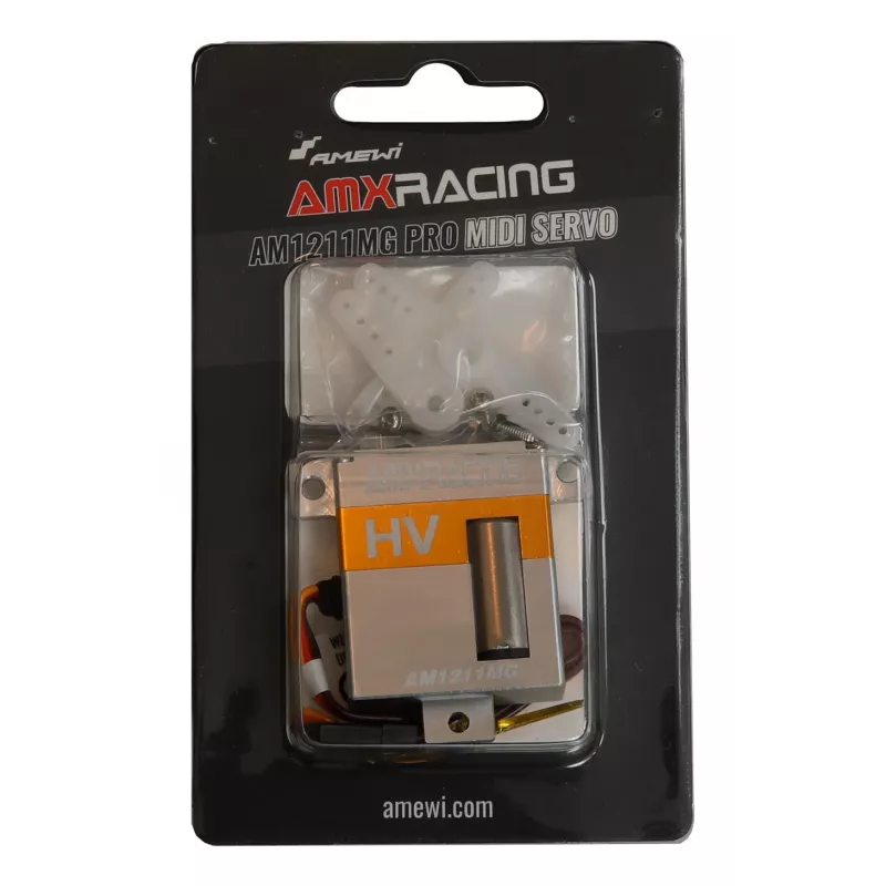 Amewi Midi-servo AMXRacing AM1211MG PRO Midi digitaaliservo metallivaihteisto 28456