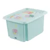 keeeper säilytyslaatikko karolina Peppa Pig, 15 litraa pinottava/sisäkkäin asetettava laatikko kannella, PP, akvamariini, 1 kpl 1223662433600