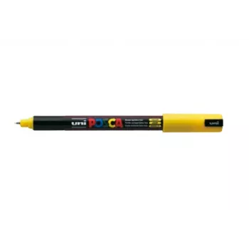 POSCA PC-1MR maalitussi keltainen 0,7 mm erittäin ohut pyöreä kärki vesipohjainen pigmenttimuste vedenkestävä hajuton 1 kpl PC1MR J