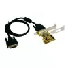 EXSYS EX-1095 PCI Express x1 2-porttinen RS232 sarjaporttisovitinkortti