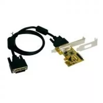 EXSYS EX-1095 PCI Express x1 2-porttinen RS232 sarjaporttisovitinkortti
