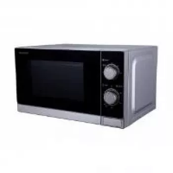 Sharp R200INW Solo-mikroaaltouuni 20L 800W musta/hopea