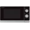 Sharp R200INW Solo-mikroaaltouuni 20L 800W musta/hopea