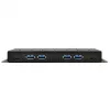 EXSYS EX-1247HMVS 7-porttinen USB 3.2 Gen 2 teollisuuskeskitin DIN-kiskokiinnityksellä